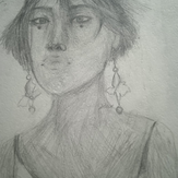 Рисунок "Сестра Настя" на конкурс "Конкурс детского рисунка "Моя Семья - 2021""