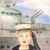 Рисунок "Юный герой Боря Кулешин" на конкурс "Конкурс детского рисунка “Великая Победа - 2019”"