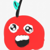 Рисунок "Красный фрукт"