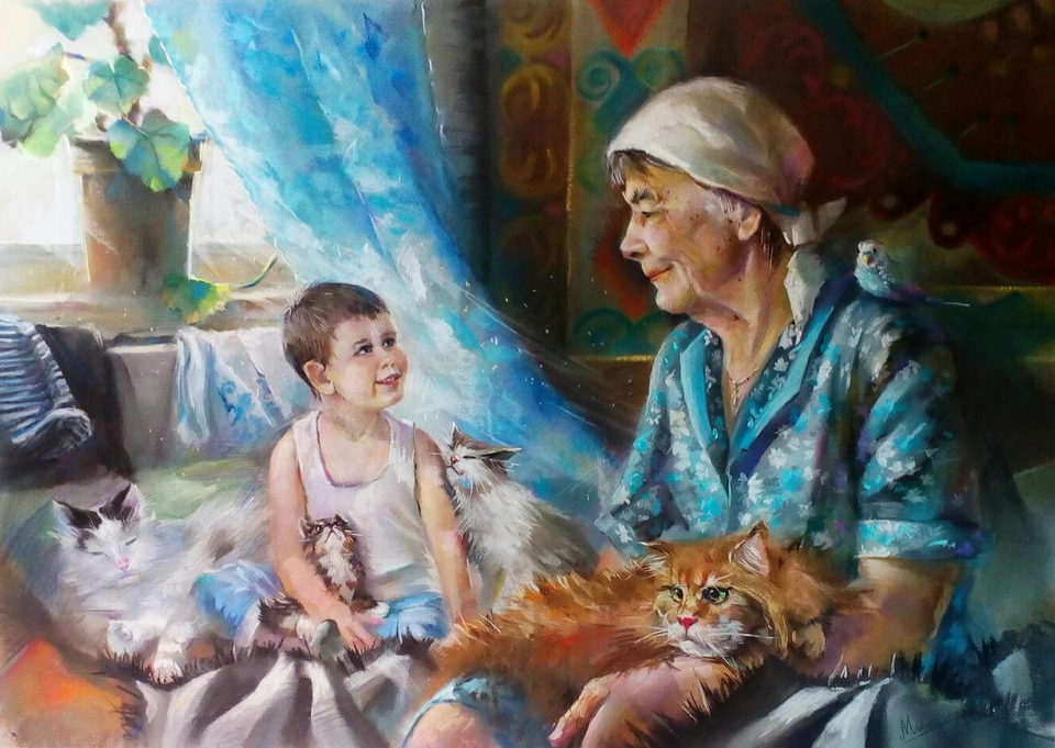 Рисунок - Поговорим_В гостях у прабабушки