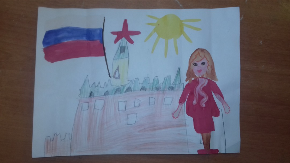 Детский рисунок - Я Президент