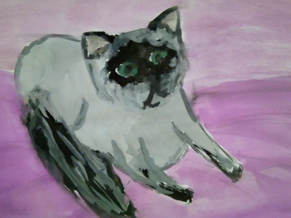 Детский рисунок - Котя