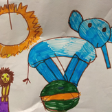 Рисунок "Цирк" на конкурс "Конкурс творческого рисунка “Свободная тема-2019”"