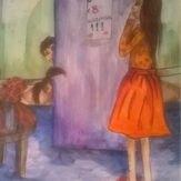 Рисунок "Сюрприз" на конкурс "Конкурс детского рисунка "Женский день - 2018""