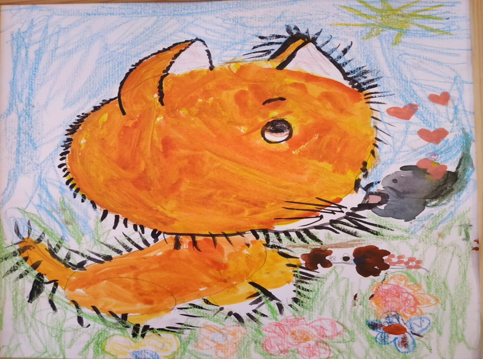 Детский рисунок - Дружба
