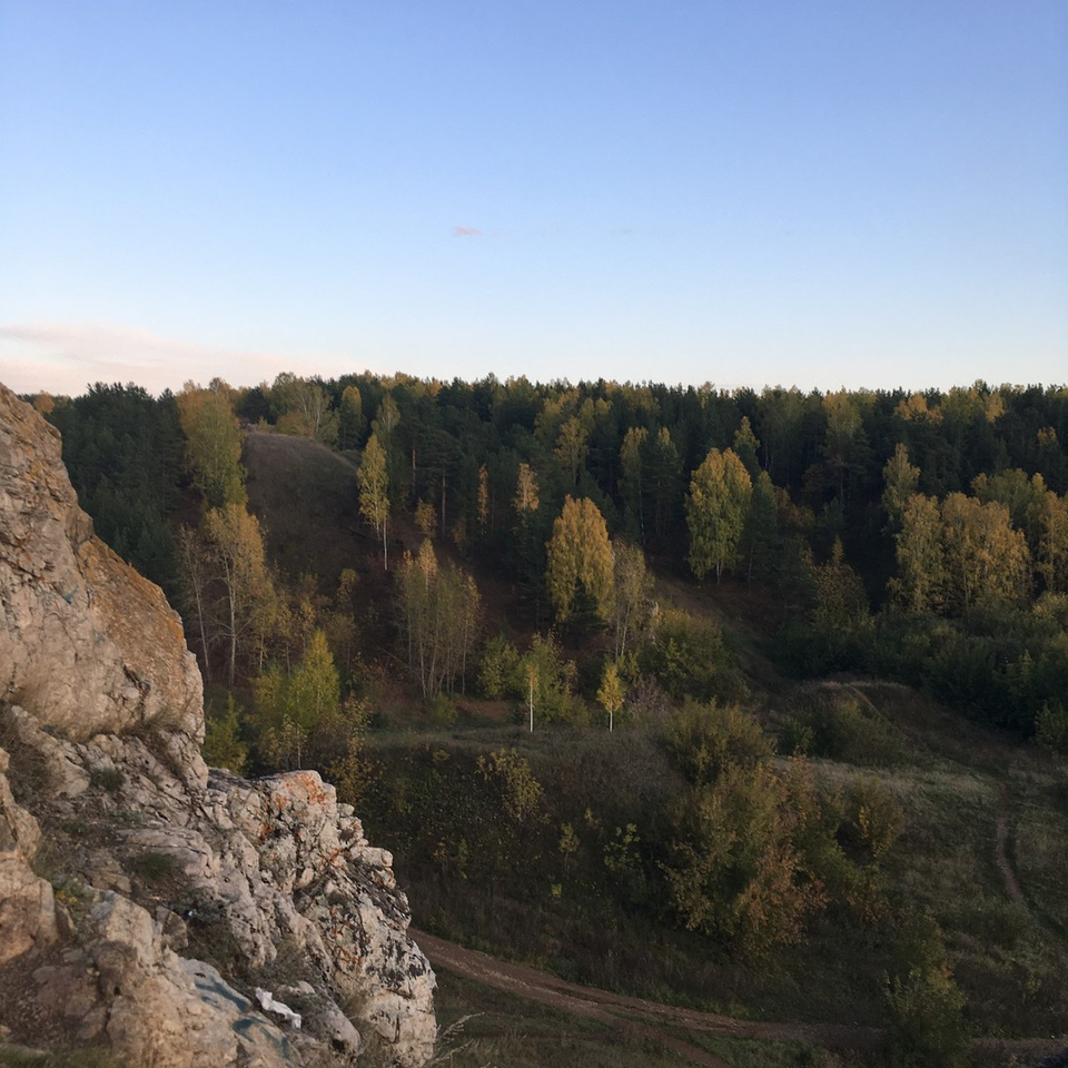 Детский рисунок - Пейзаж