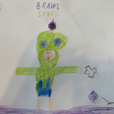 Рисунок "Леон" на конкурс "Конкурс рисунка - “Герои Brawl Stars”"