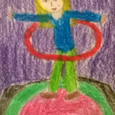 Рисунок "Тонкая талия" на конкурс "Конкурс детского рисунка "Укрепляшки - 2018""