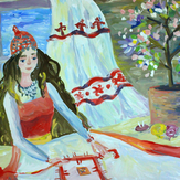 Рисунок "Мастерица" на конкурс "Конкурс творческого рисунка “Свободная тема-2019”"