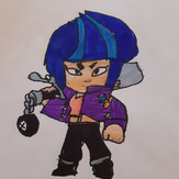 Рисунок "Биби" на конкурс "Конкурс рисунка по игре Brawl Stars - “Биби и Беа: Герой или злодей?”"