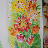 Рисунок "Весенняя открытка"