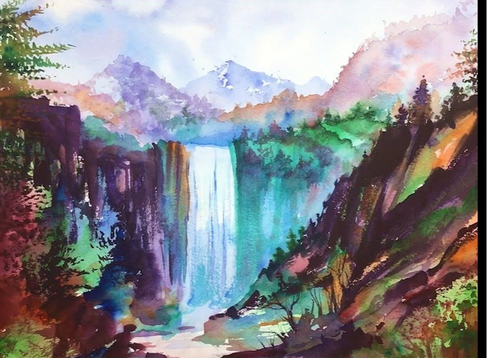 Детский рисунок - Весна